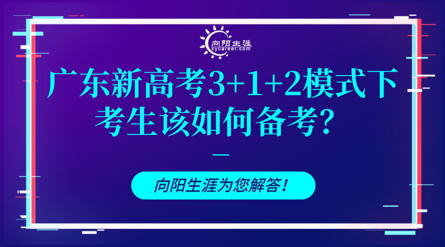 广东新高考3+1+2模式下考生该如何备考？向阳生涯为您解答！