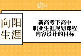 新高考下高中生涯教育课程内容设计的目标